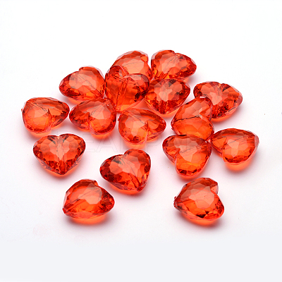 Valentines Day Ideas for Her Transparent Acrylic Beads PL318Y-5-1