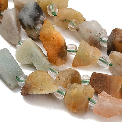 Natural Flower Amazonite Beads Strands GG-CBA0B77-A24-02-1