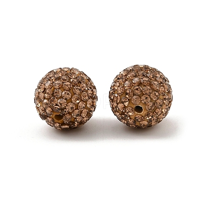 Pave Disco Ball Beads X-RB-Q195-14mm-246-1