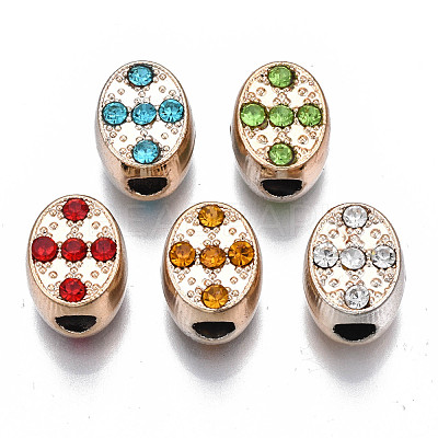 UV Plating Acrylic European Beads OACR-N010-043LG-1