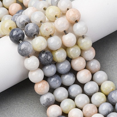 Ombre Effect Dyed Glass Beads Strands GLAA-T031-01O-03-1