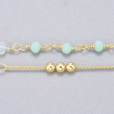 Handmade Brass Curb Chains CHC-I035-02G-09-1