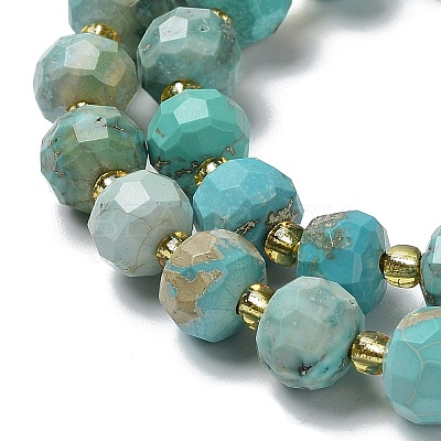 Natural Howlite Beads Strands G-E604-D01-A-1