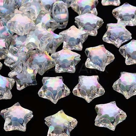 Transparent Acrylic Beads TACR-S152-02D-SS2113-1