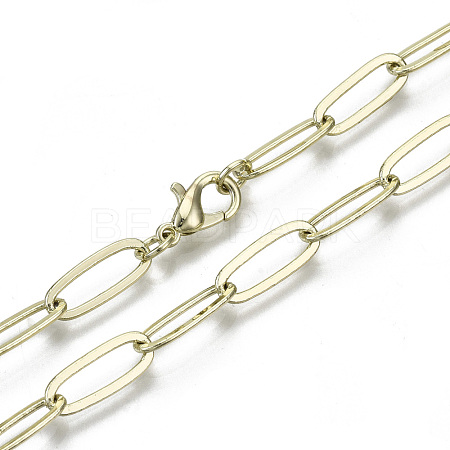 Brass Paperclip Chains MAK-S072-13A-14KC-1