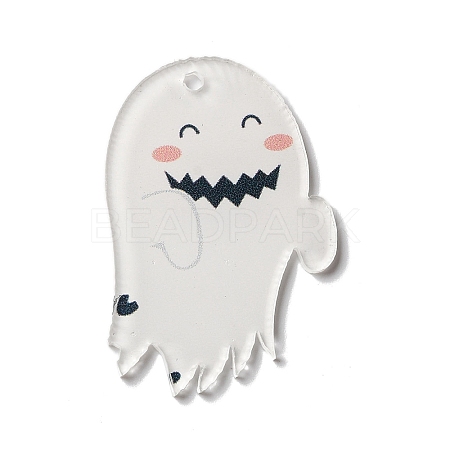 Halloween Printing Acrylic Pendants FIND-K017-05F-1
