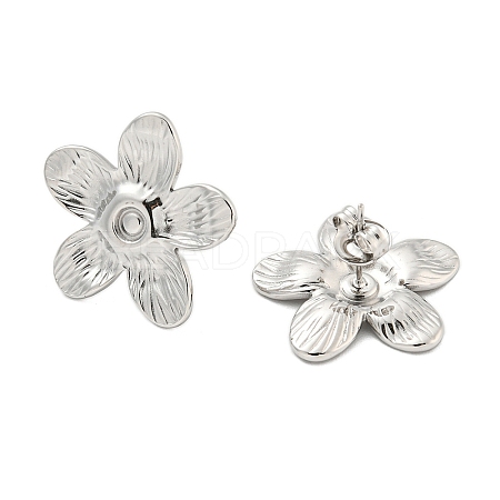 304 Stainless Steel Earring Findings EJEW-O002-01P-1