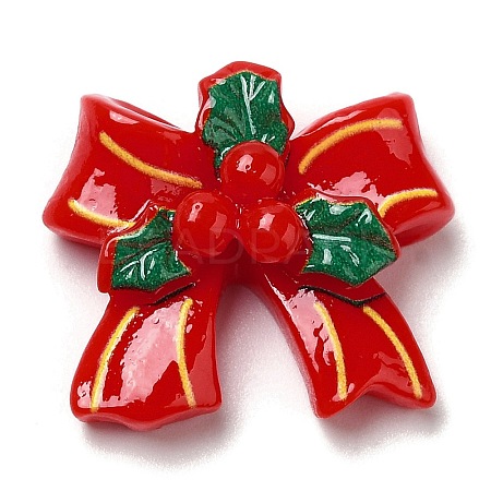 Christmas Theme Opaque Resin Cabochons CRES-M022-02B-1