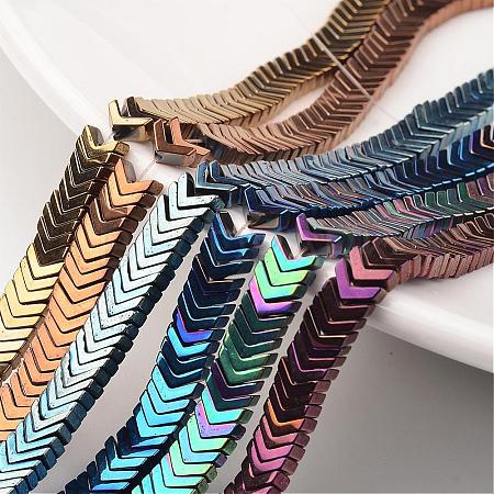 Electroplate Non-magnetic Synthetic Hematite Bead Strands G-F300-19-1
