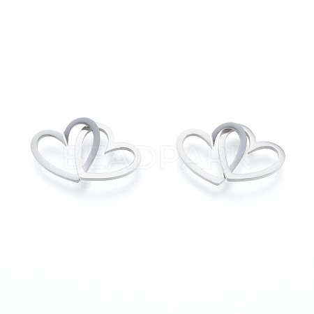 Non-Tarnish 201 Stainless Steel Linking Rings STAS-N090-LA999-1-1