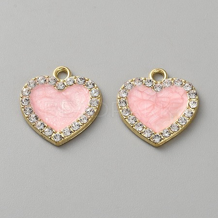 Alloy Enamel Pendants ENAM-F153-01G-1