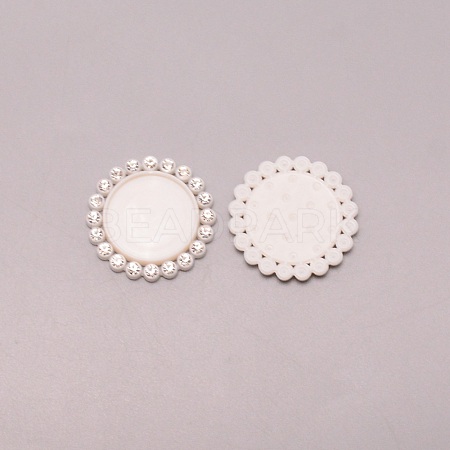 Plastic Cabochon Settings KY-WH0096-39A-1