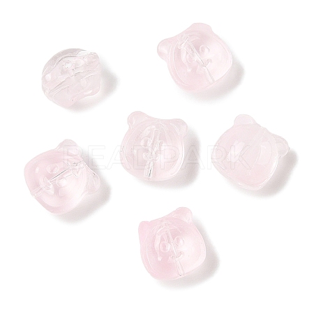 Transparent Spray Paint Glass Beads GLAA-Z011-01I-1
