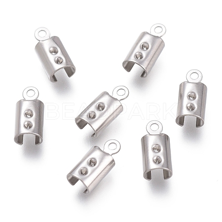 Tarnish Resistant 304 Stainless Steel Folding Crimp Ends STAS-O130-03D-1