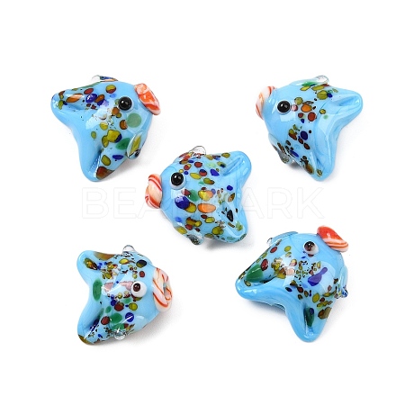 Handmade Lampwork Beads LAMP-T023-16N-1