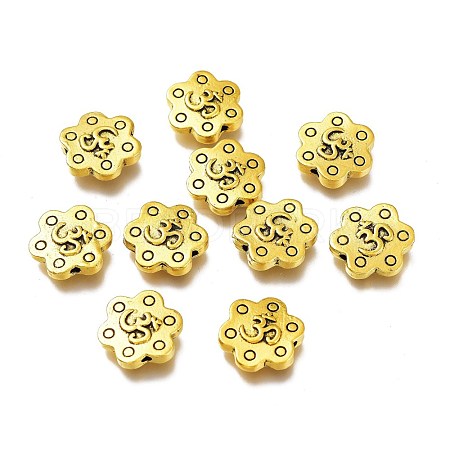 Tibetan Style Alloy Beads PALLOY-H170-41AG-1