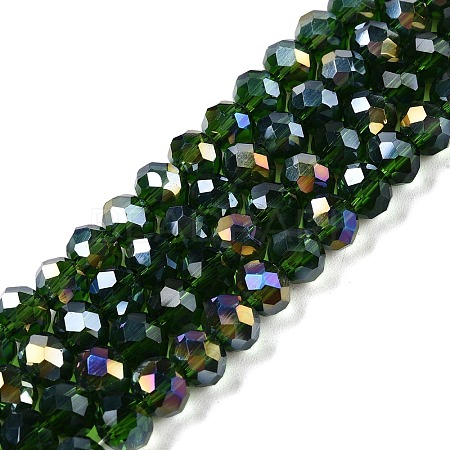 Electroplate Glass Beads Strands LS-EGLA-A044-T6mm-B24-1