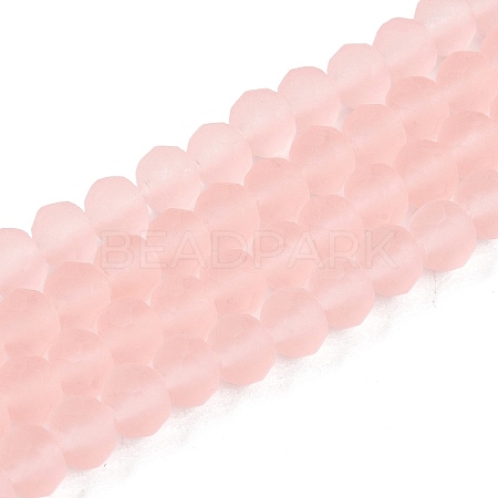 Transparent Glass Beads Strands X-EGLA-A044-T6mm-MD22-1