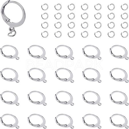 Unicraftale 304 Stainless Steel Leverback Earring Findings STAS-UN0006-21P-1