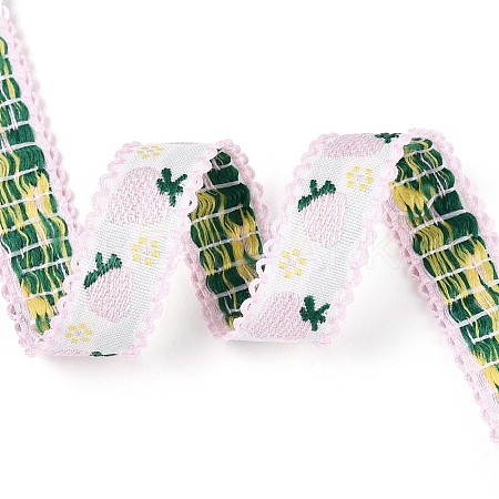 Polyester Strawberry Ribbon OCOR-T016-04E-1