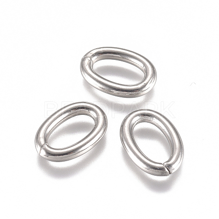 Tarnish Resistant 304 Stainless Steel Open Jump Rings X-STAS-L234-144F-1