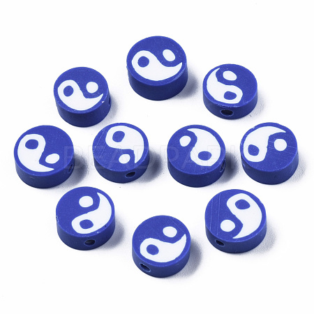 Handmade Polymer Clay Beads CLAY-T016-65I-1