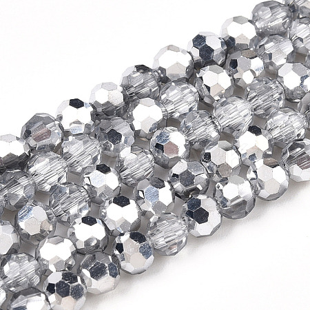 Transparent Electroplate Glass Beads Strands LS-EGLA-A035-T4mm-M01-1