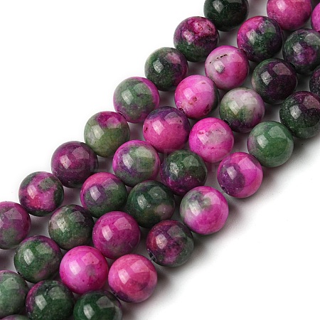 Jade Beads Strands G-D264-8mm-XH18-1