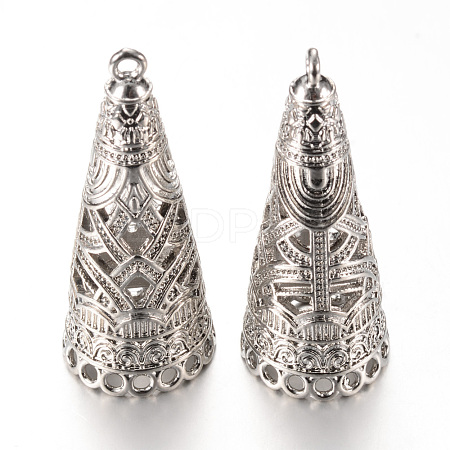 Alloy Pendant Bails PALLOY-S090-04P-LF-1