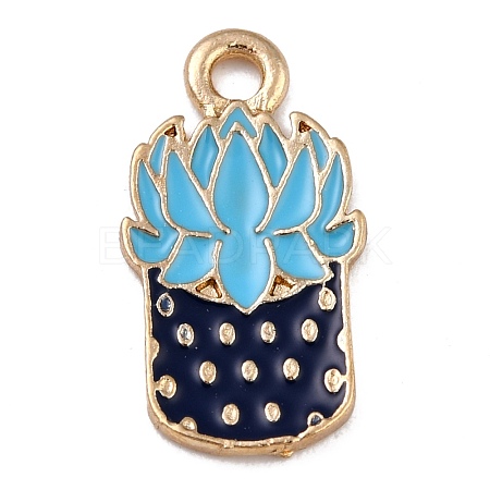 Alloy Enamel Pendants ENAM-WH0070-57LG-RS-1