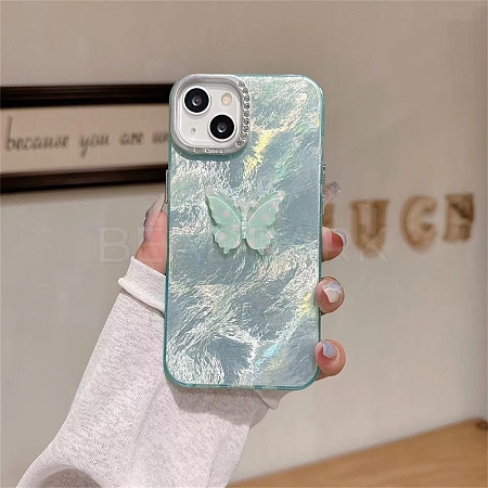 Butterfly Pattern Silicone Mobile Phone Cover PW-WGCC13A-40-1