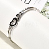 304 Stainless Steel Hinged Bangles for Women BJEW-F474-37P-01-3