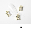 Alloy Rhinestone Cabochons MRMJ-T056-93G-H-1