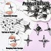 32Pcs 8 Styles Alloy Pendants FIND-CJ0006-01-3