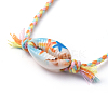 Adjustable Braided Bead Bracelets BJEW-JB05152-03-3
