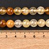 Natural Yellow Hematoid Quartz Round Beads Strands X-G-F266-09-8mm-6
