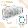 Rectangle Plastic Bangle Organizer Boxes CON-WH0107-91-3