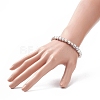 Natural Pearl Beaded Stretch Bracelets for Women BJEW-JB09136-3