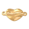 304 Stainless Steel Textured Links Connector Charms STAS-K302-02E-G-1