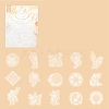 15 Patterns Translucent Parchment Paper Scrapbook Paper Pads DIY-H170-01C-2
