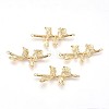 Brass Links connectors LS-KK-P153-05G-NF-1