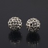 Polymer Clay Rhinestone Beads RB-A053-8mm-01-1