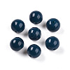 Opaque Solid Color Glass Beads GLAA-N007-8mm-A06-1