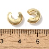Brass Crimp Bead Cover KK-K383-07B-G-3