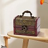 CutHollow 1Pc Vintage Wooden Jewelry Box AJEW-CL0001-12B-4
