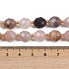 Natural Violet Strawberry Quartz Beads Strands G-N342-149I-05-5