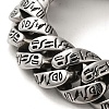 304 Stainless Steel Cuban Link Chain Bracelets for Women Men BJEW-Q341-06F-AS-2