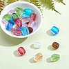 48Pcs 8 Colors Synthetic Moonstone Beads Strands G-SZ0001-05-4