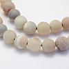 Electroplate Natural Druzy Agate Beads Strands G-G708-8mm-11-3
