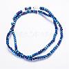 Electroplate Non-magnetic Synthetic Hematite Bead Strands G-Q467-11H-2